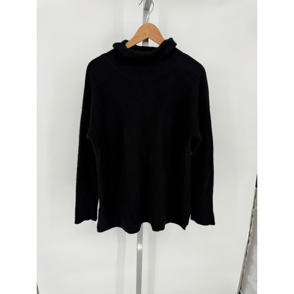 The‎ Cashmere Project Black Roll Neck 100% Cashmere Sweater Womens